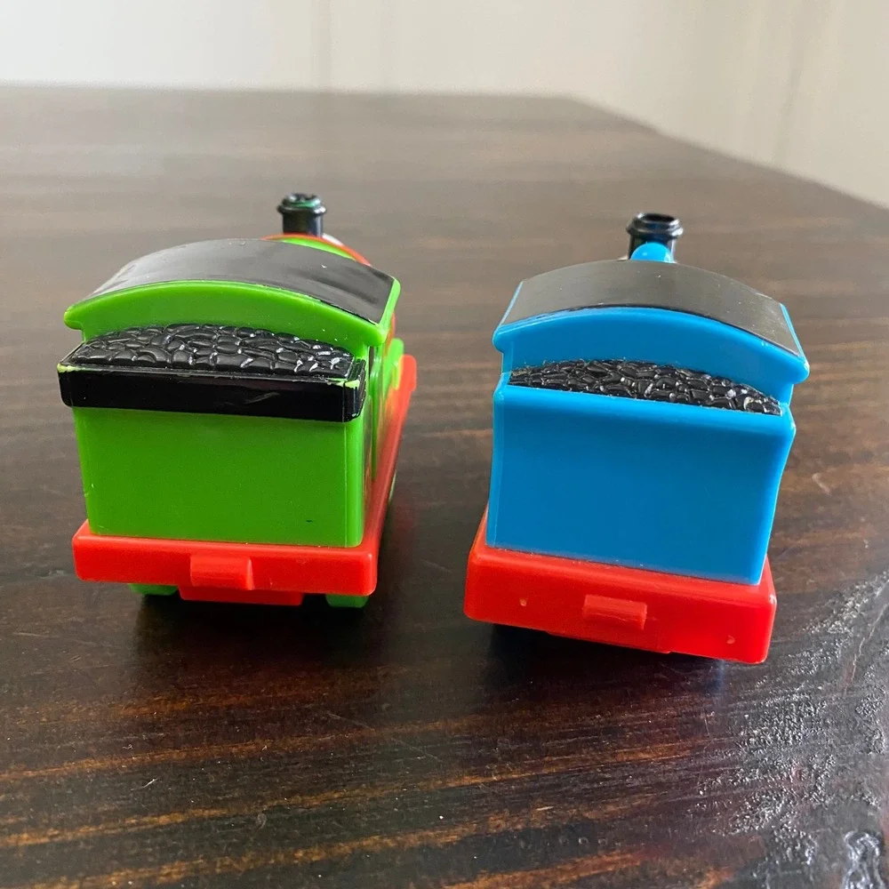 Thomas & Friends Plastic Push Along Train‎ Toys Thomas Percy Toy Set Mattel 2011